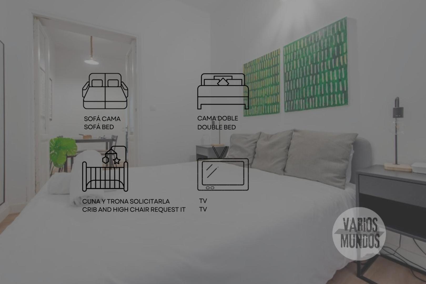 C-Cabeza Cool Apt Para 7 Al Lado De Tirso De Molina E1 Madrid Eksteriør bilde